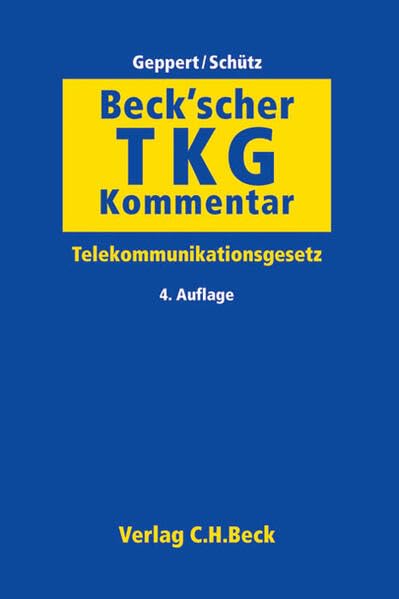 Product Image: Beck'scher TKG-Kommentar