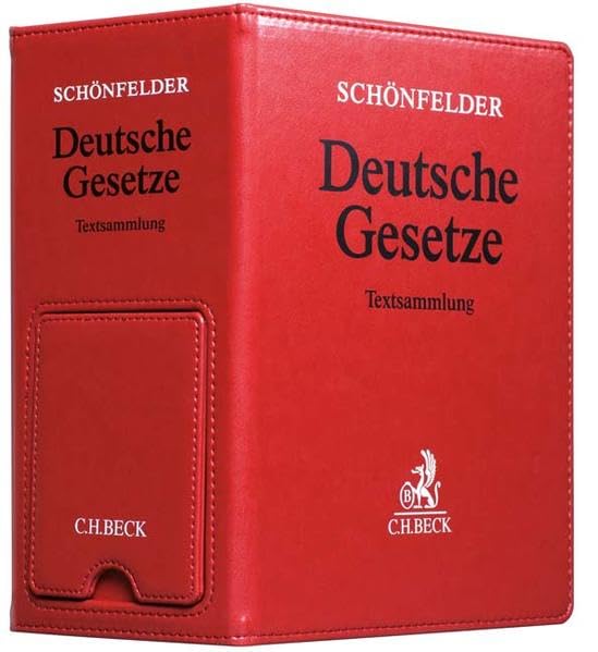 Schönfelder Deutsche Gesetze, Hauptordner 86 mm in Lederoptik book