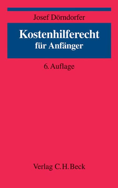 Kostenhilferecht für Anfänger Law