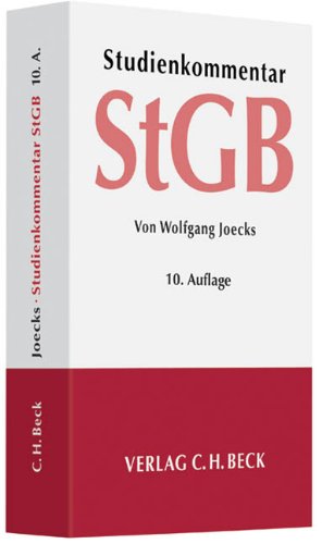 Product Image: Strafgesetzbuch: Studienkommentar