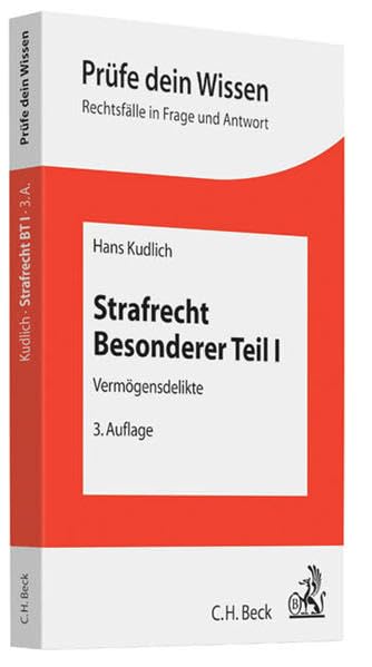 Strafrecht Besonderer Teil I: Vermögensdelikte Law