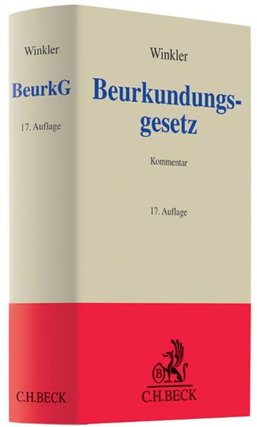 Beurkundungsgesetz: Kommentar (Grauer Kommentar) Law