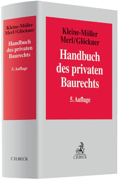 Handbuch des privaten Baurechts Law