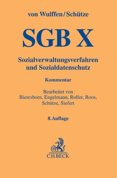 SGB X: Sozialverwaltungsverfahren und Sozialdatenschutz Law