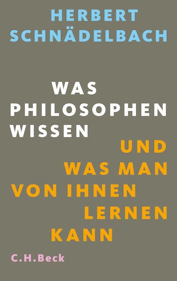 Was Philosophen wissen Philosophy Books