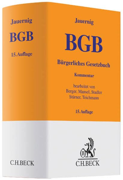 Bürgerliches Gesetzbuch: Mit Allgemeinem Gleichbehandlungsgesetz (Auszug) (Gelbe Erläuterungsbücher) Law