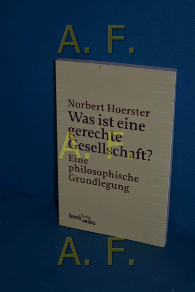 Product Image: Was ist eine gerechte Gesellschaft?