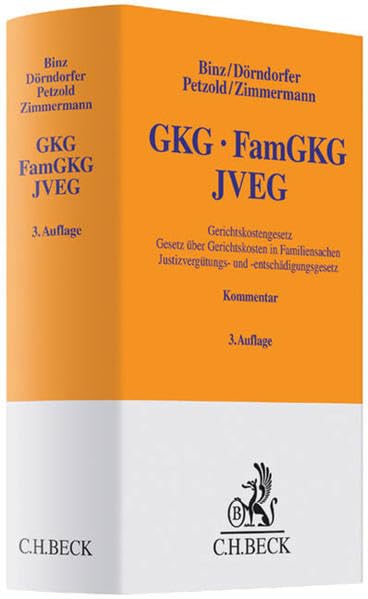 Gerichtskostengesetz, Gesetz über Gerichtskosten in Familiensachen, Justizvergütungs- und -entschädigungsgesetz Law