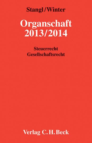 Organschaft 2013/2014 Law Books