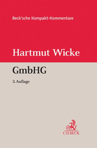 Gesetz betreffend die Gesellschaften mit beschränkter Haftung (GmbHG) Law