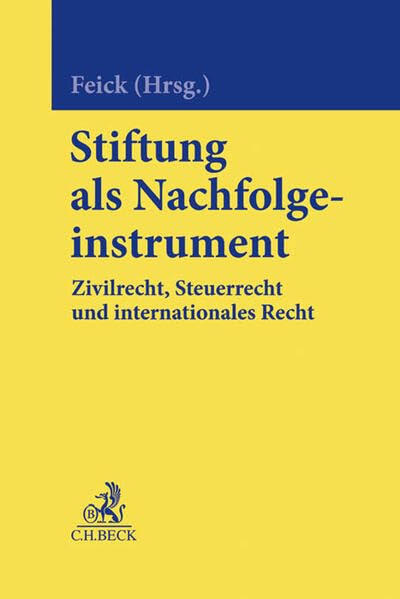 Product Image: Stiftung als Nachfolgeinstrument