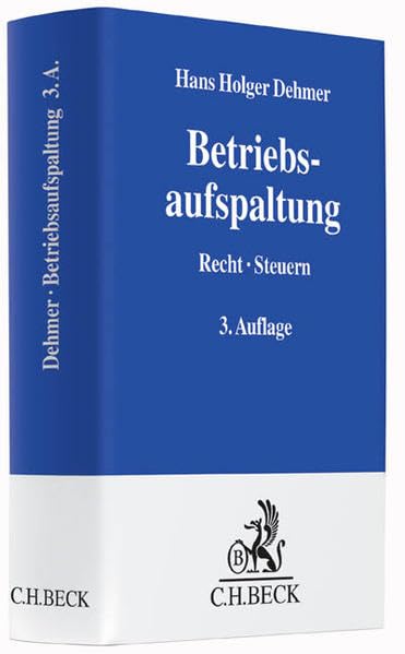 Die Betriebsaufspaltung Law