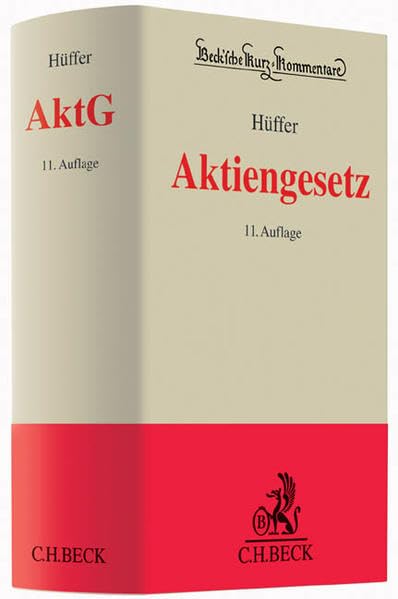 Aktiengesetz (Beck'sche Kurz-Kommentare, Band 53) Law