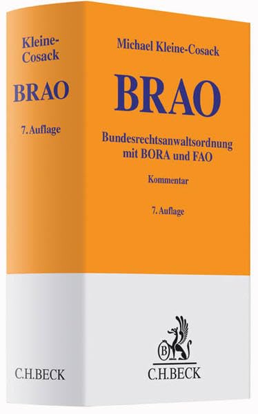 Product Image: Bundesrechtsanwaltsordnung