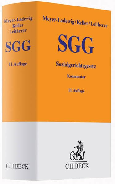 Sozialgerichtsgesetz: Kommentar (Gelbe Erläuterungsbücher) Law