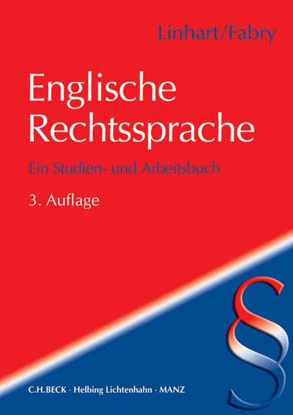 Englische Rechtssprache: Ein Studien- und Arbeitsbuch (Rechtssprache des Auslands) Law
