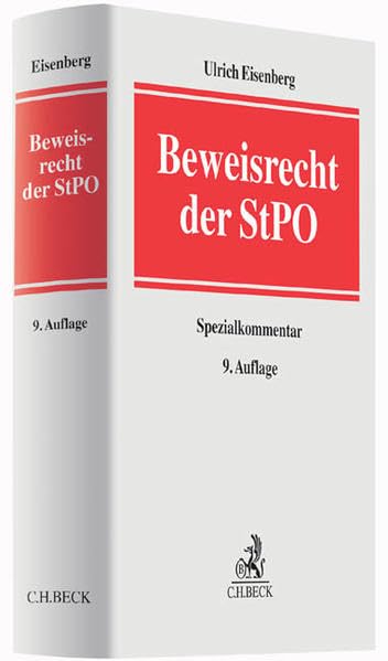 Beweisrecht der StPO: Spezialkommentar Law