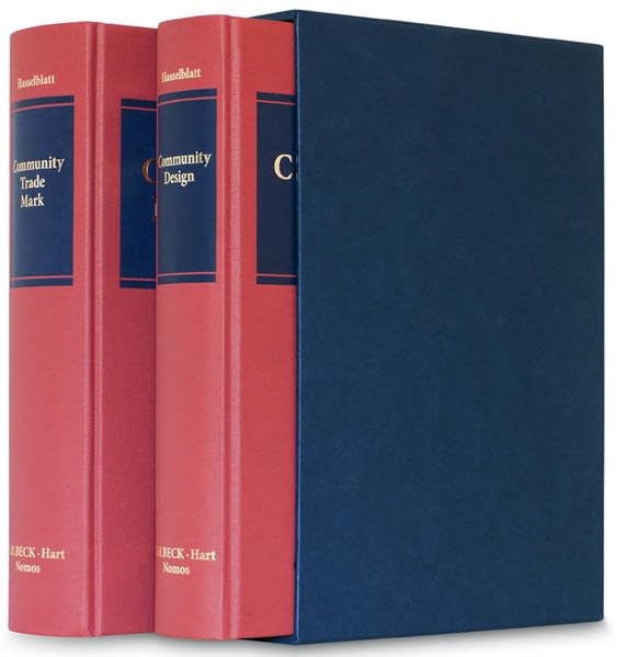 Community Trade Mark and Design Regulation: In 2 Bänden Law