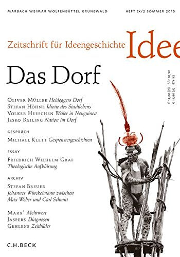Zeitschrift für Ideengeschichte Heft IX/2 Sommer 2015: Das Dorf Reference Books