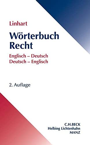 Wörterbuch Recht: Englisch - Deutsch / Deutsch - Englisch Law