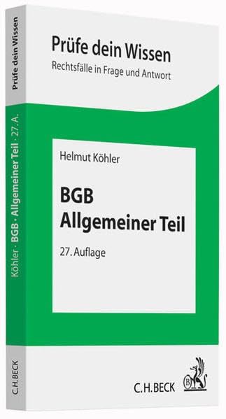 Product Image: BGB Allgemeiner Teil