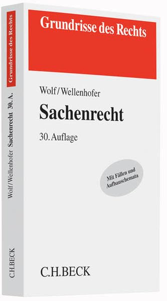 Sachenrecht: Mit Fällen und Aufbauschemata (Grundrisse des Rechts) Law