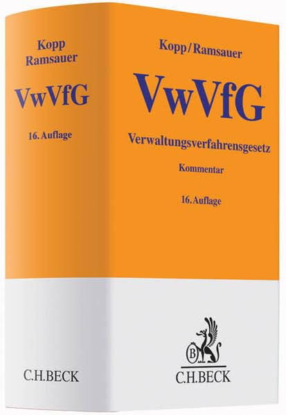 Verwaltungsverfahrensgesetz (Gelbe Erläuterungsbücher) Law
