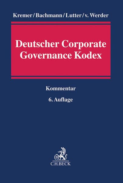 Deutscher Corporate Governance Kodex Law