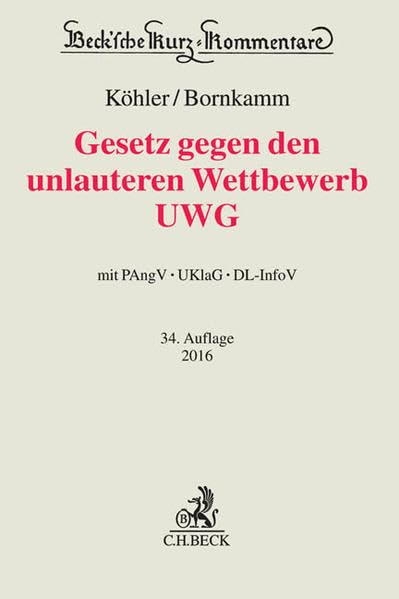 Gesetz gegen den unlauteren Wettbewerb Law