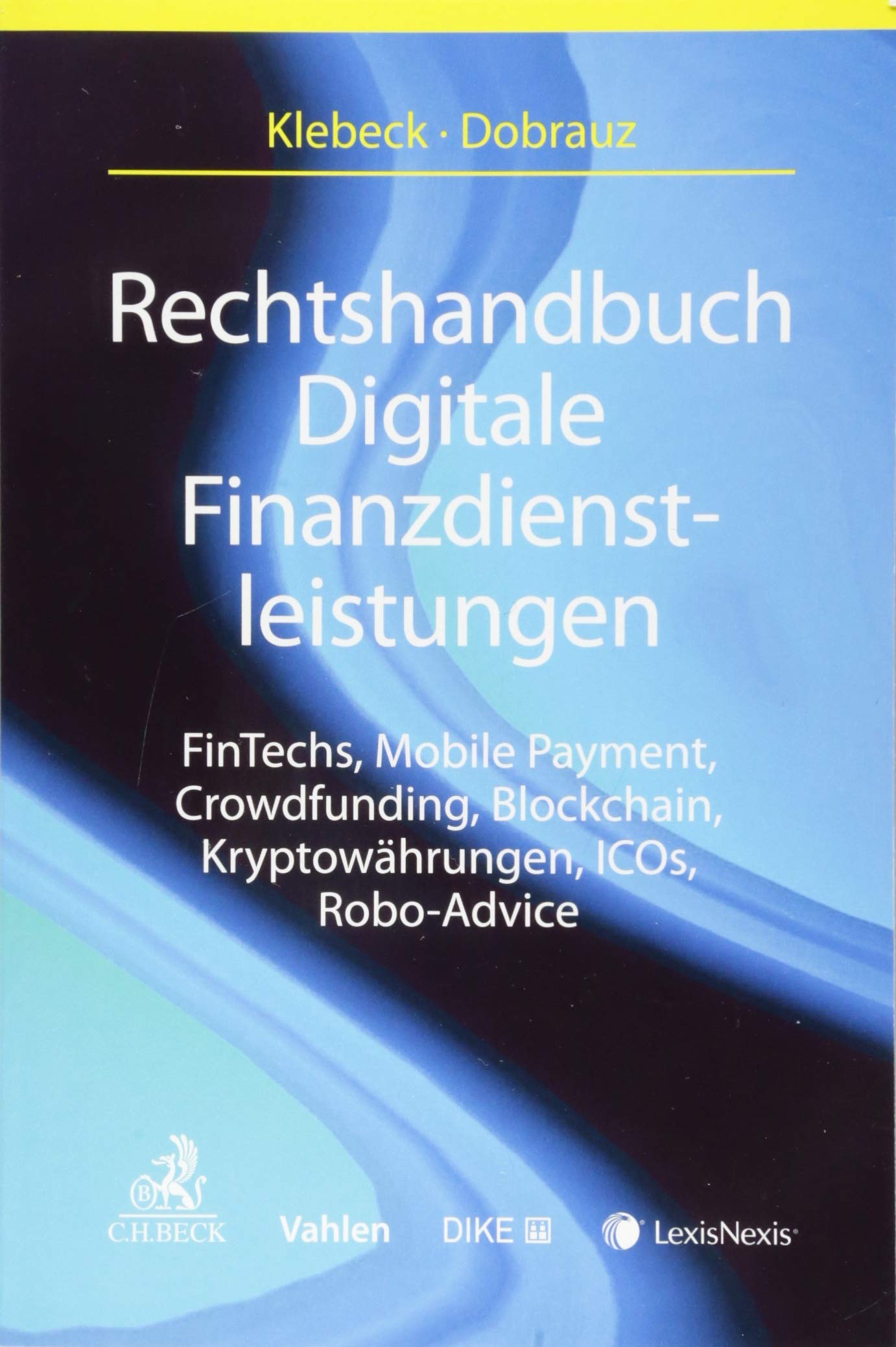 Rechtshandbuch Digitale Finanzdienstleistungen Law