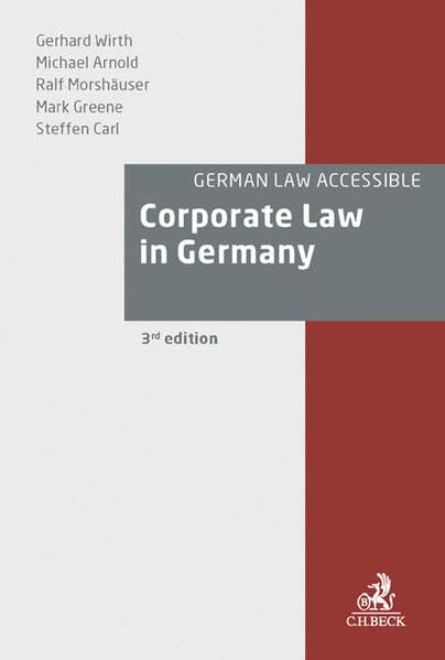 Product Image: Corporate Law in Germany