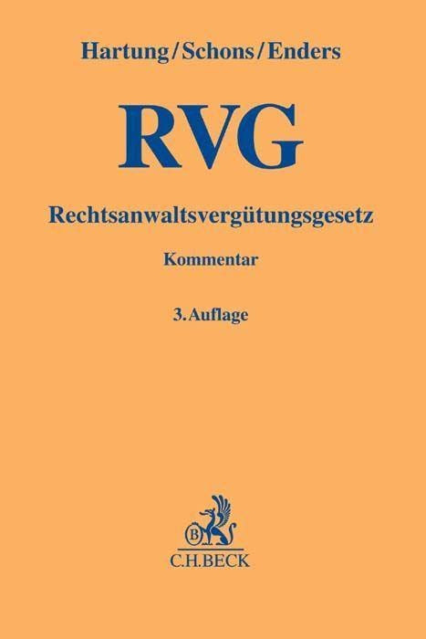 Rechtsanwaltsvergütungsgesetz. RVG Law