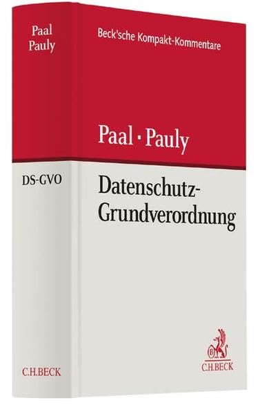 Datenschutz-Grundverordnung (Beck'sche Kompakt-Kommentare) Law