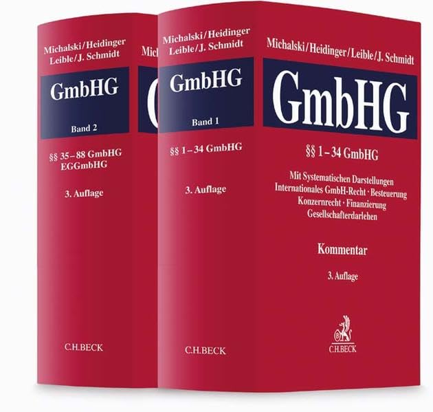 Kommentar zum Gesetz betreffend die Gesellschaften mit beschränkter Haftung (GmbH-Gesetz) Law