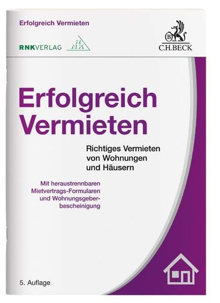 Erfolgreich Vermieten Law Books