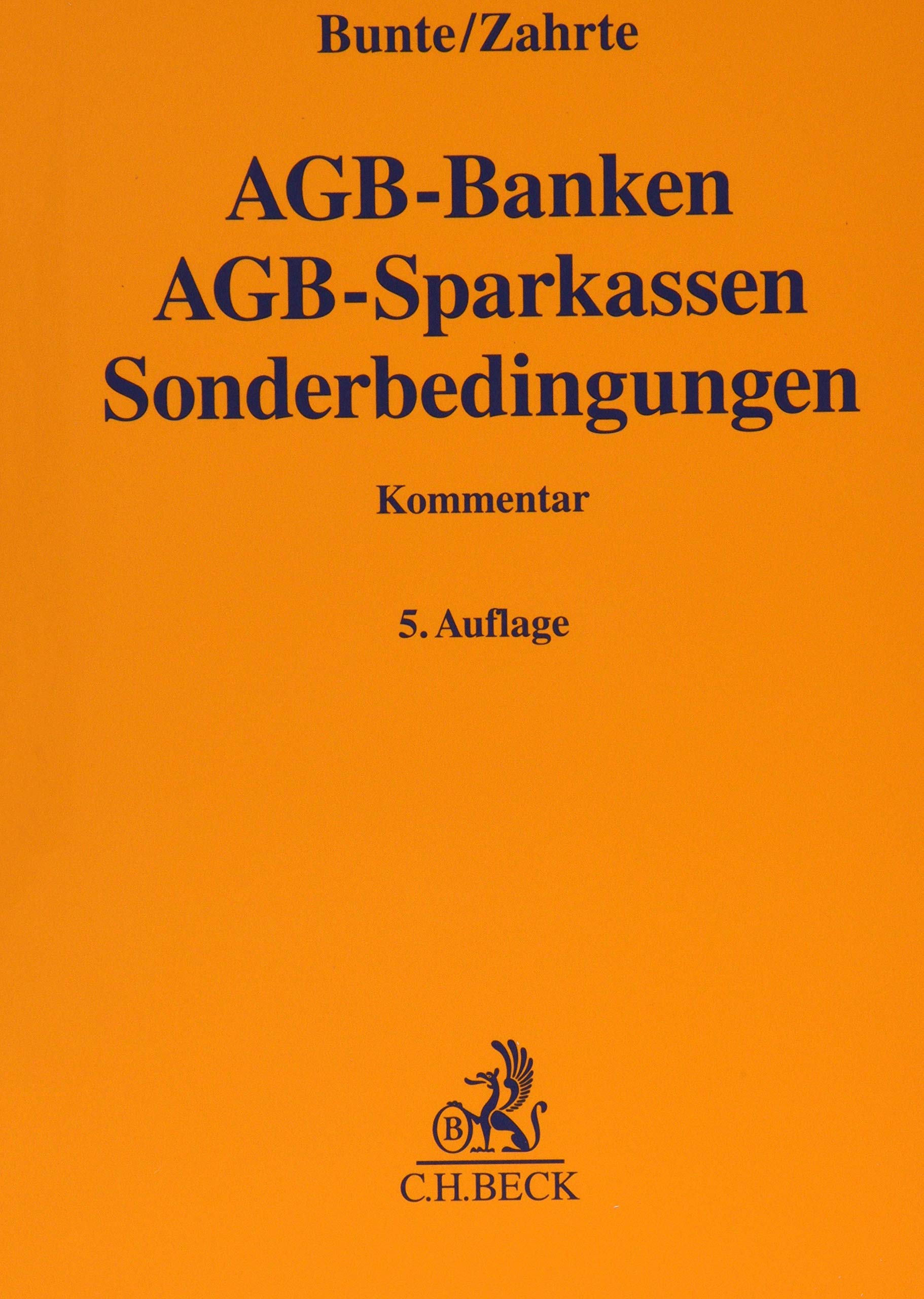 AGB-Banken, AGB-Sparkassen, Sonderbedingungen (Gelbe Erläuterungsbücher) Law