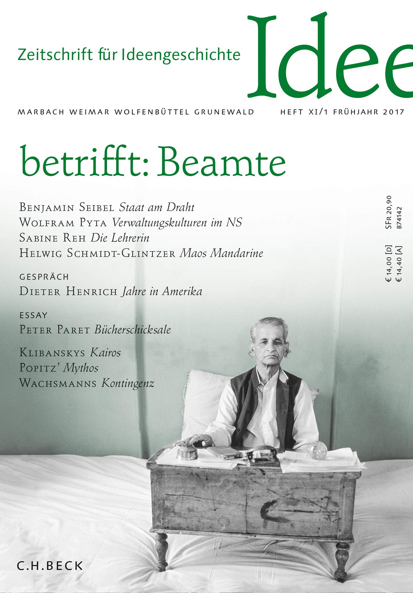 Zeitschrift für Ideengeschichte Heft XI/1 Frühjahr 2017 book