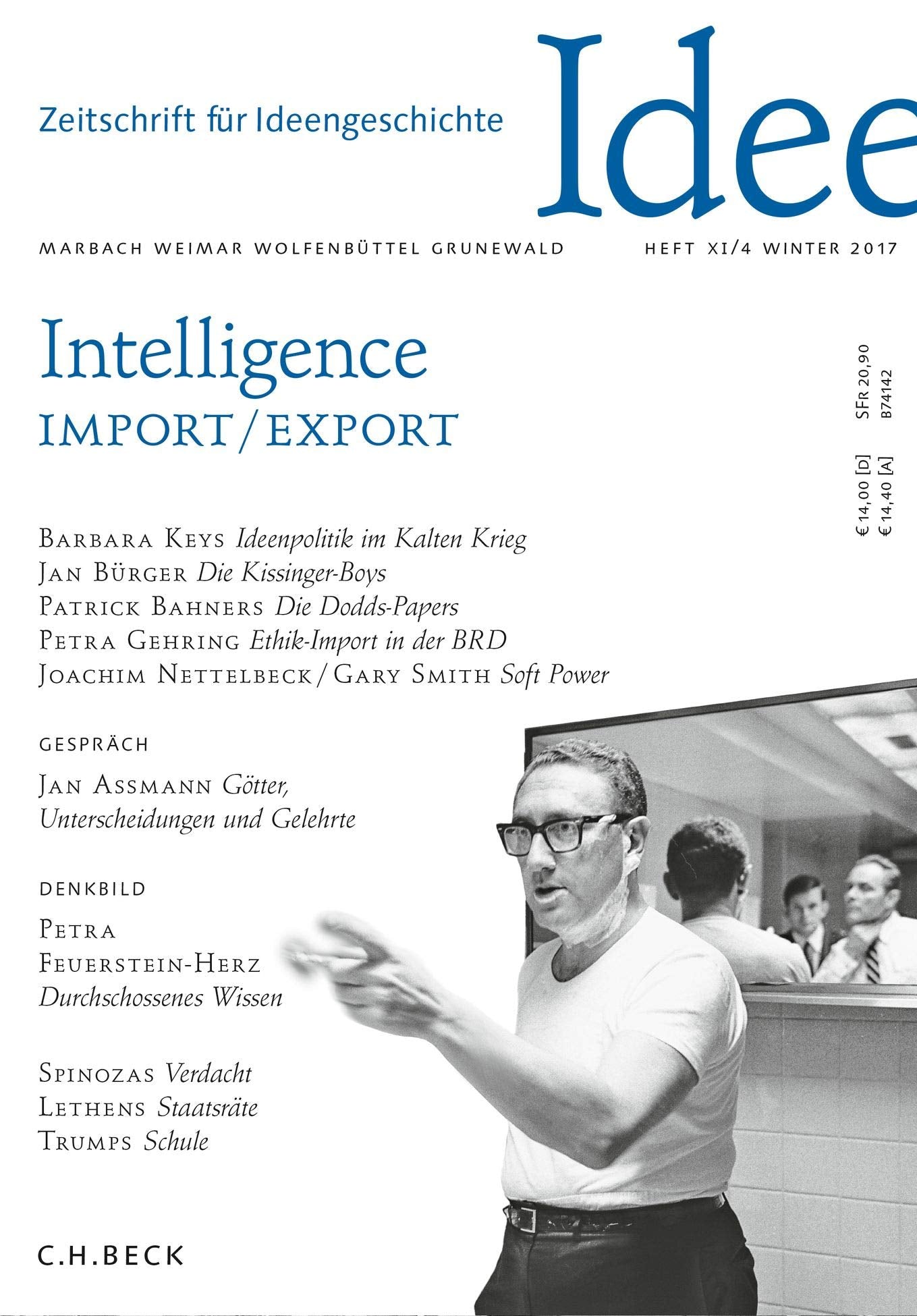 Zeitschrift für Ideengeschichte Heft XI/4 Winter 2017 Books