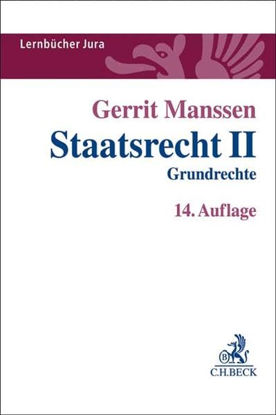 Staatsrecht II Law Books