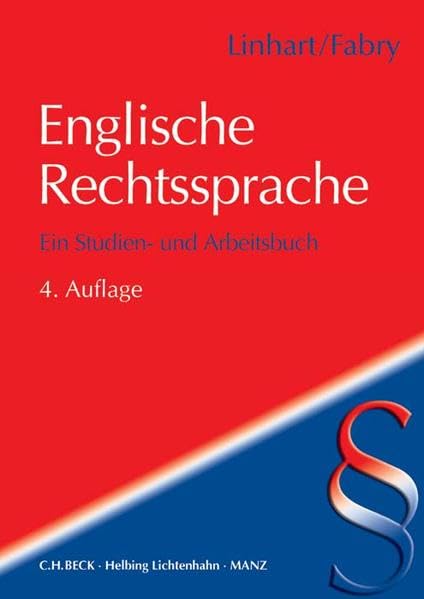 Englische Rechtssprache: Ein Studien- und Arbeitsbuch (Rechtssprache des Auslands) Law
