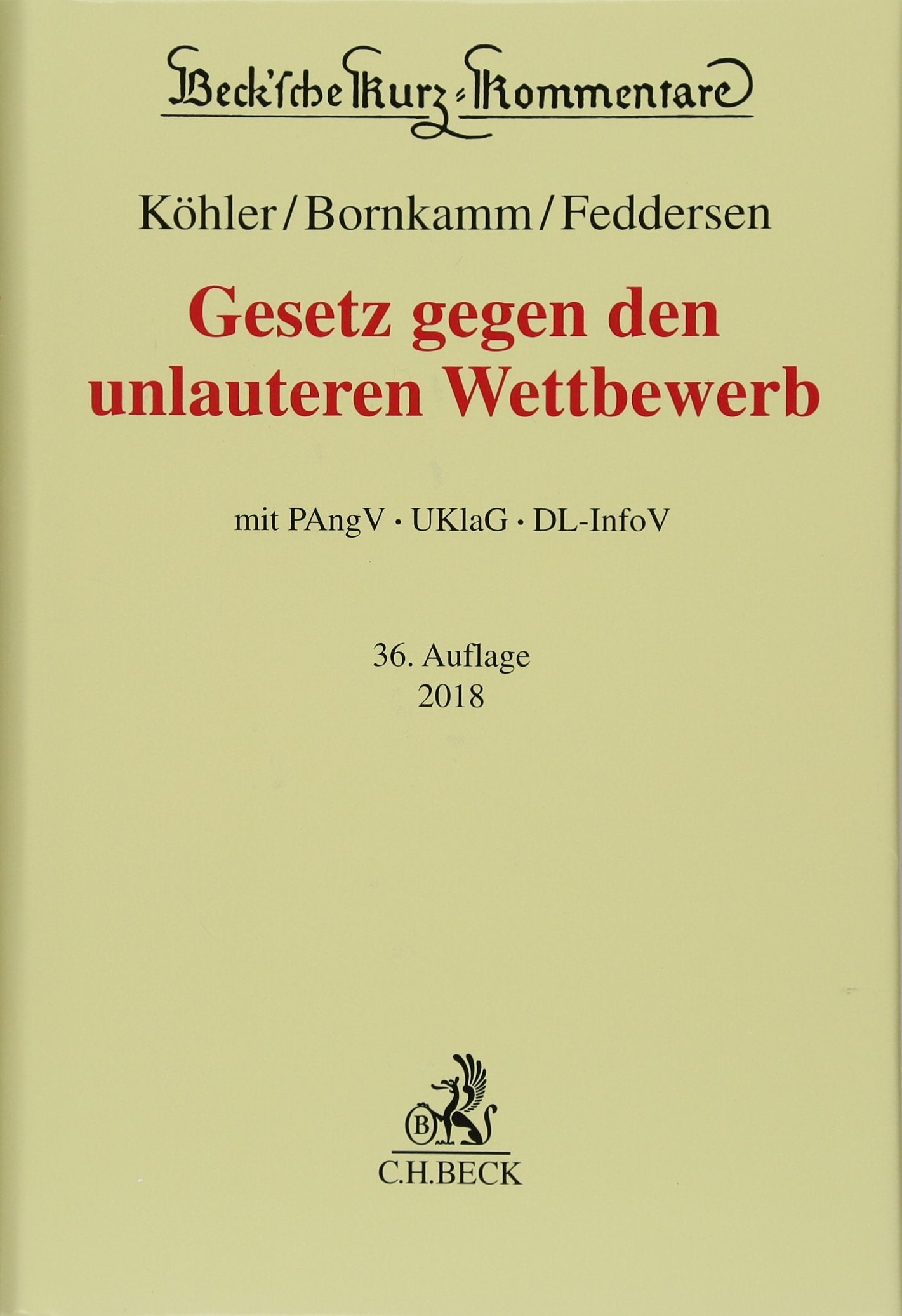Gesetz gegen den unlauteren Wettbewerb Law