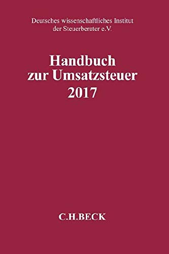 Handbuch zur Umsatzsteuer 2017 Law