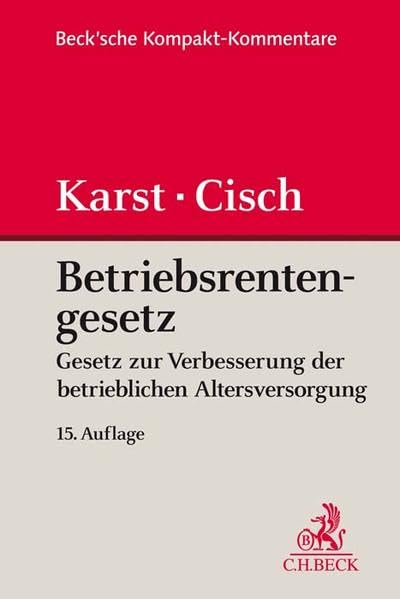 Product Image: Betriebsrentengesetz