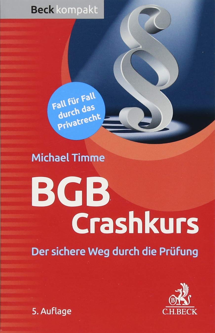 BGB Crashkurs Law Books