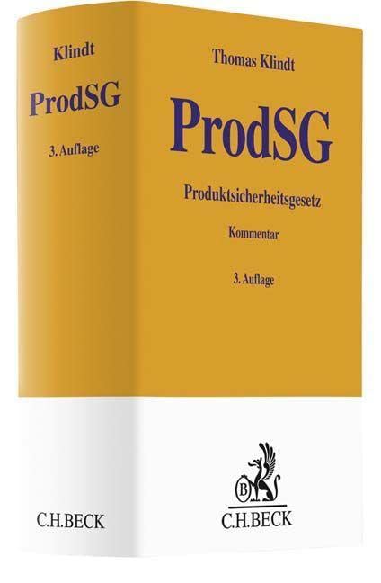 Produktsicherheitsgesetz ProdSG: Kommentar (Gelbe Erläuterungsbücher) Law