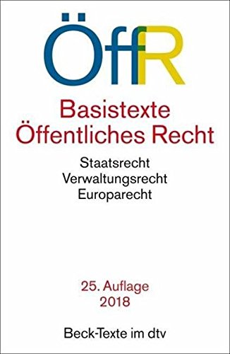 Basistexte Öffentliches Recht Law