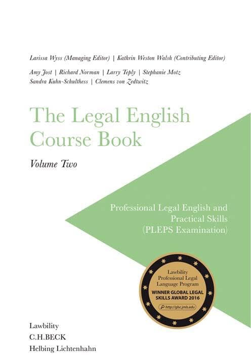 The Legal English Course Book Vol. II Law