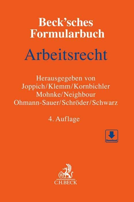 Product Image: Beck'sches Formularbuch Arbeitsrecht