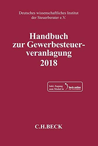 Handbuch zur Gewerbesteuerveranlagung 2018 Law