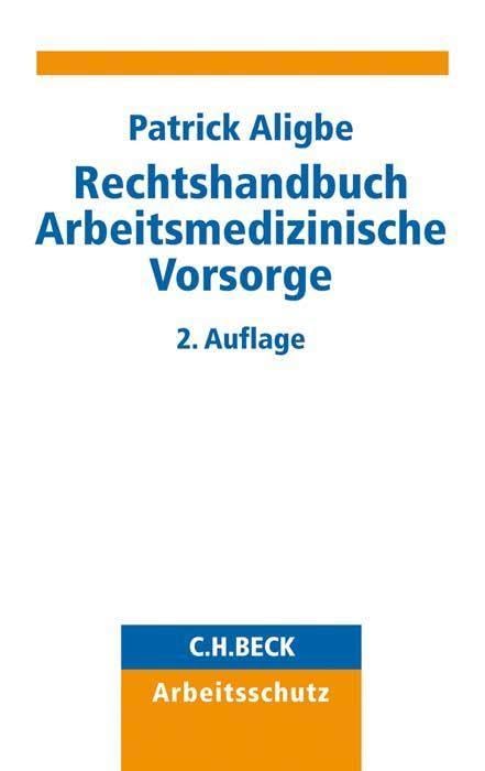 Product Image: Rechtshandbuch Arbeitsmedizinische Vorsorge